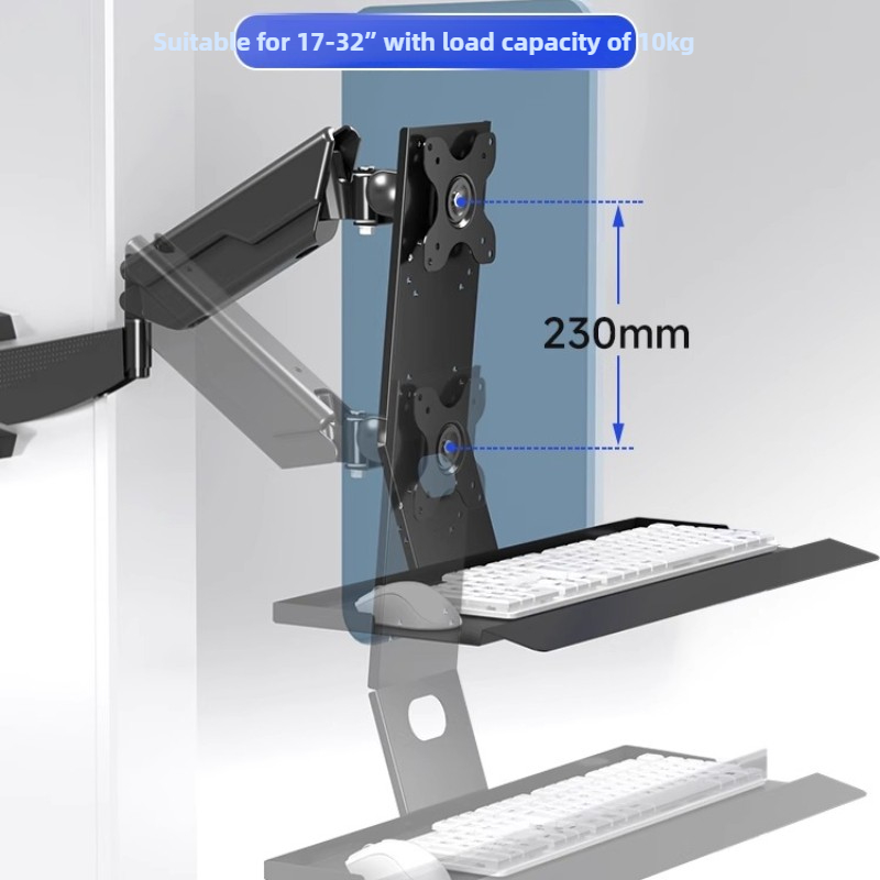 Document Holder Monitor - Wytrzymały uchwyt na monitor, ergonomiczny, regulowany