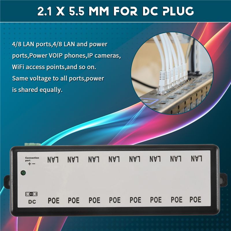 B03B-8 Portowy Injektor PoE Ro – Power Over Ethernet recenzja i cena